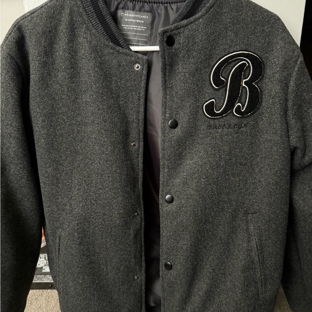 Men's Gray Bomber Jacket